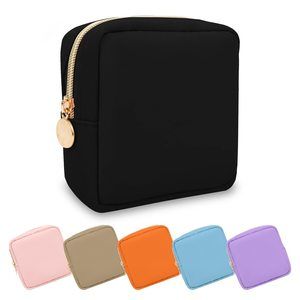 Waterproof Mini Makeup Bag For Purse,small Cosmetic Pouch Nylon Travel🐳